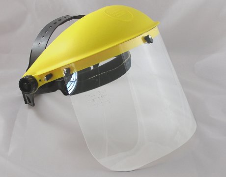 Flip up Visor for comfortable face protection