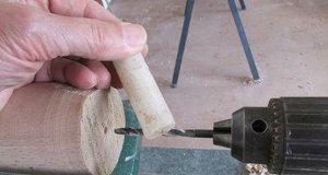 lubricate the drill with a candle